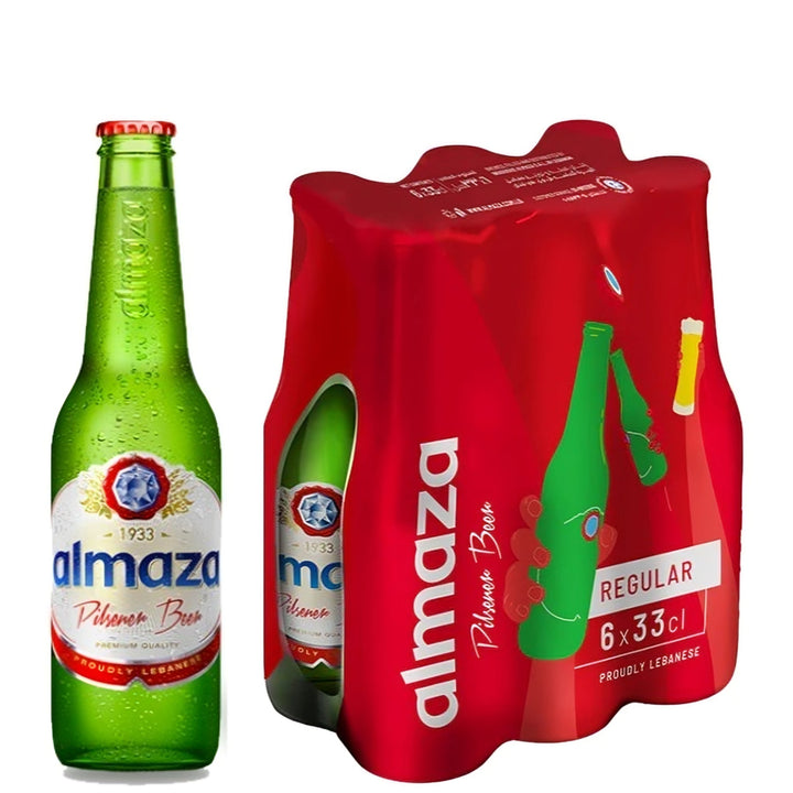 Almaza Pilsener 6pk Btl 12oz