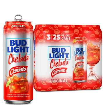 Bud Light Chelada 3pk Can 25oz