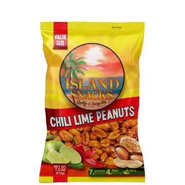 Island Snacks Chili Lime Peanuts 7.5oz