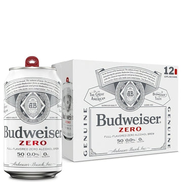 Budweiser Zero Non Alcoholic 12pk Can 12oz