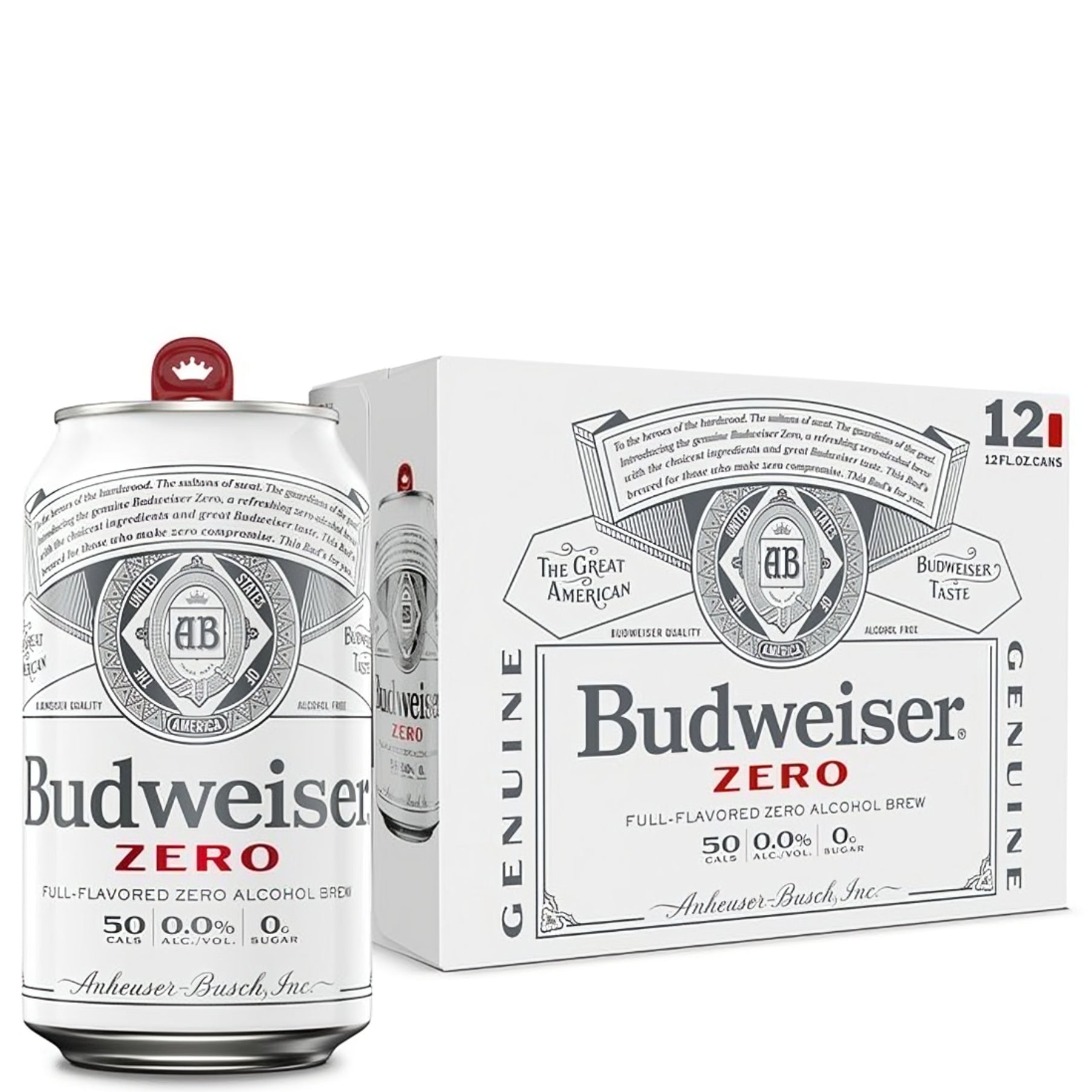 Budweiser Zero Non Alcoholic 12pk Can 12oz
