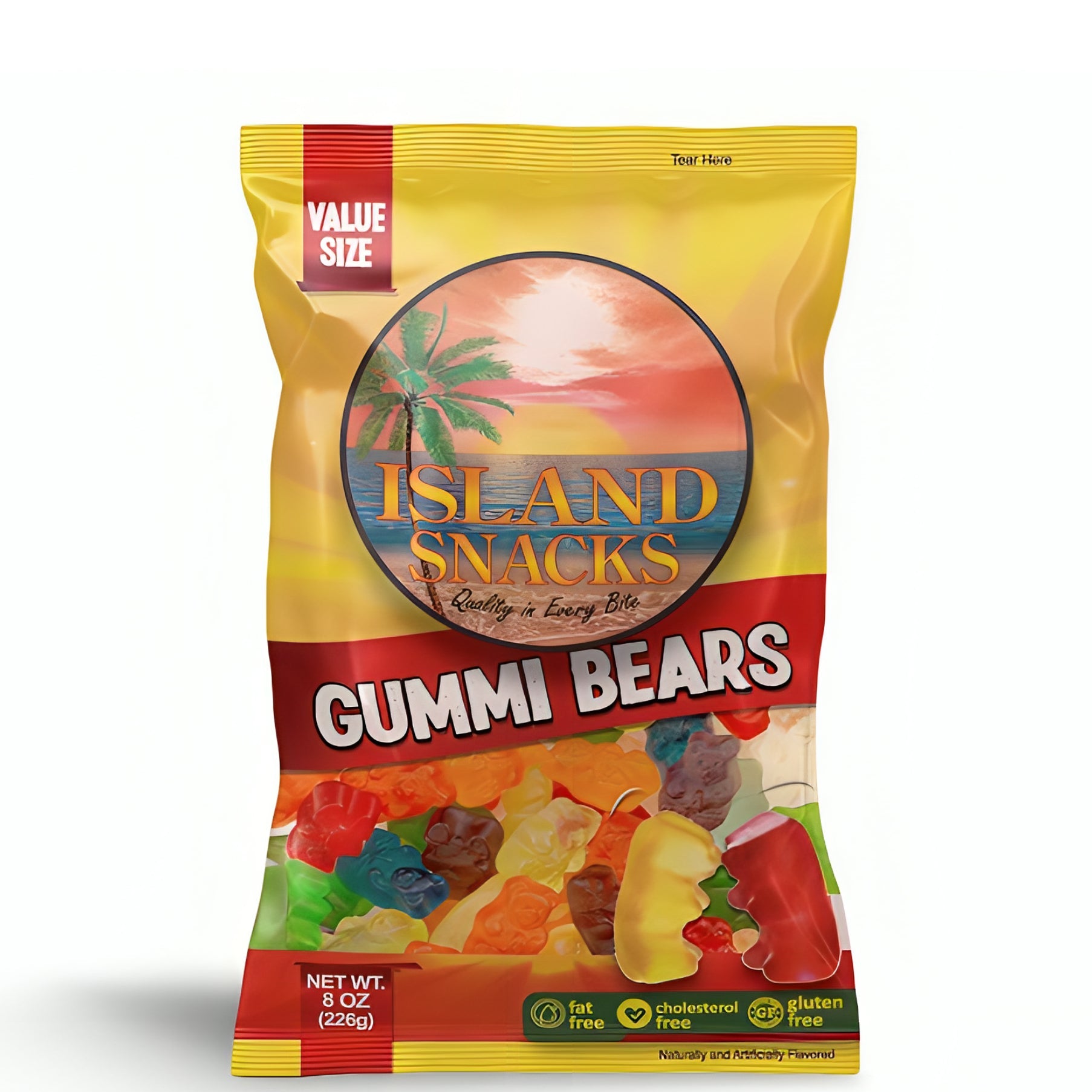 Island Snacks Gummi Bears 8oz