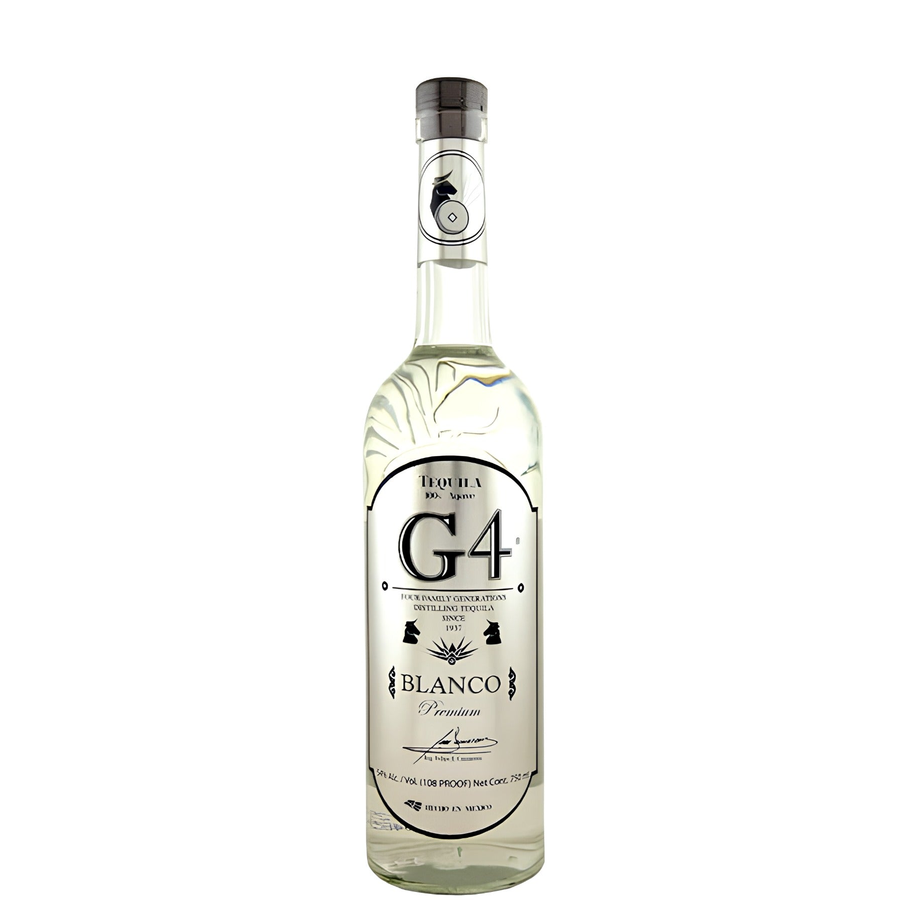 G4 Blanco High Proof Tequila 750ml