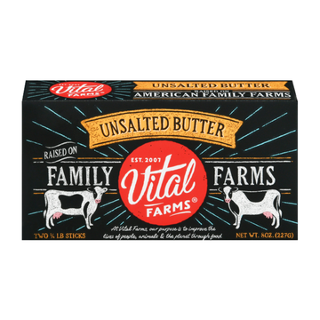 Vital Farms Butter Sea Salt or Unsalted 8 oz