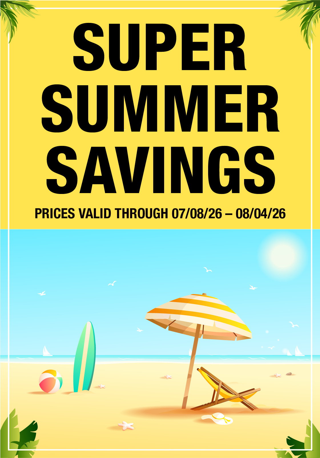 super summer savings prices