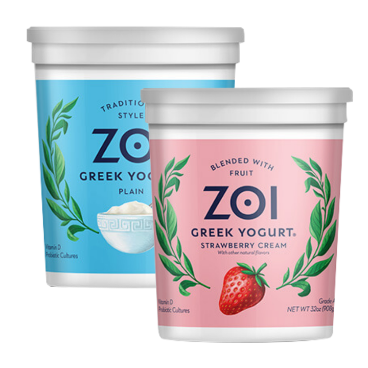 ZOI Greek Yogurt 32 oz Selected Varieties
