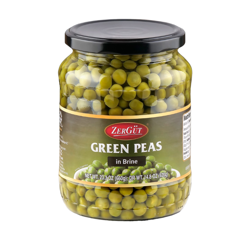 Zergut Green Peas 23.3 oz