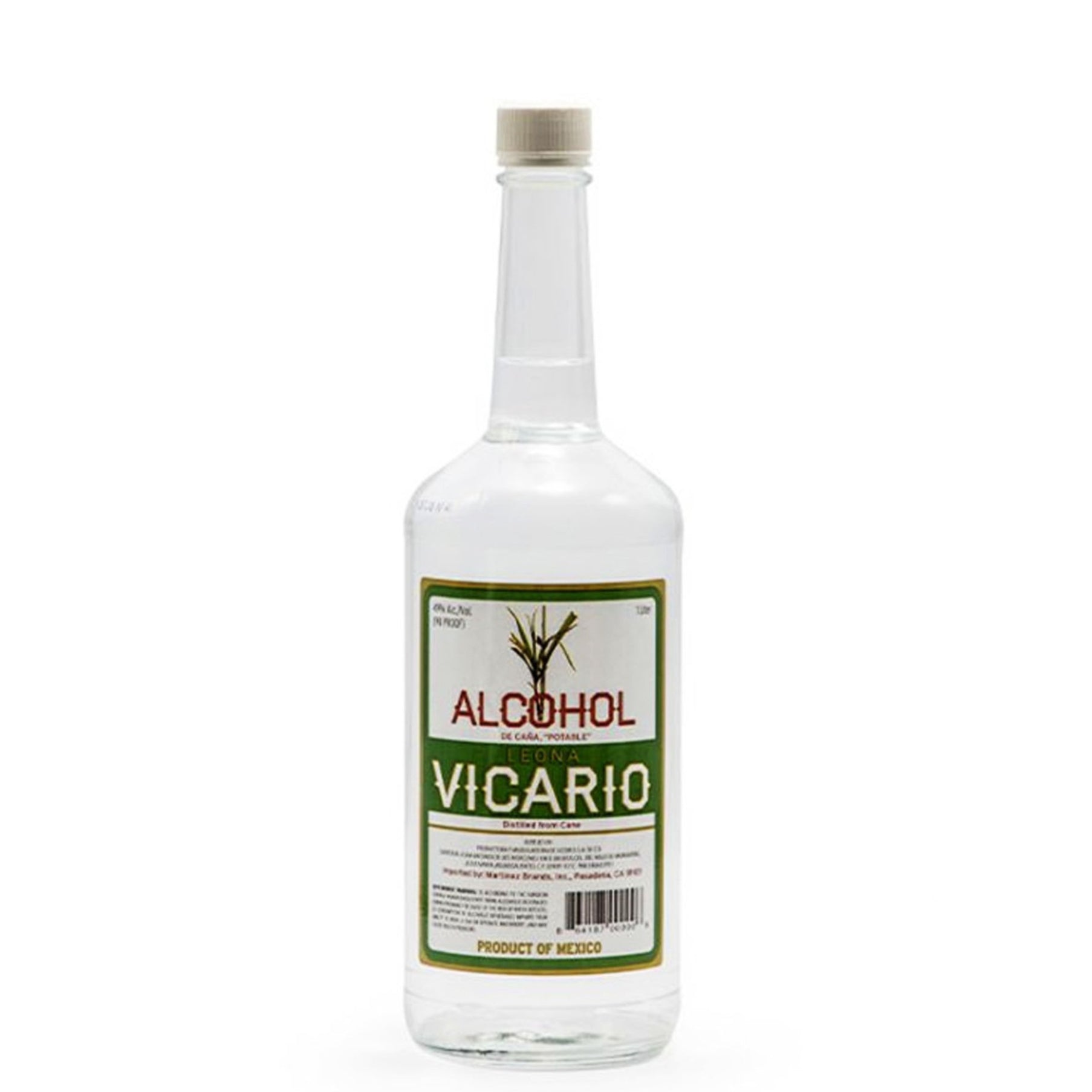 Vicario Sugar Cane Alcohol 1 Liter