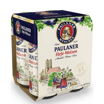 Paulaner Hefe Weizen 4pk Can 16.9oz