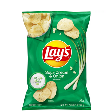 Lay's Sour Cream & Onion Flavored Potato Chip 7.75oz
