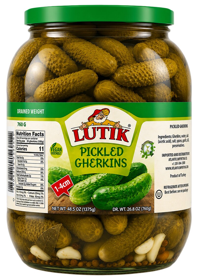 Lutik Pickled Cucumbers 48.5 oz