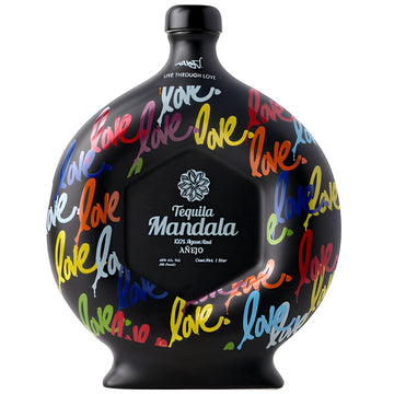 Mandala Limited Edition 'Live Through Love' Anejo Tequila 1 Liter