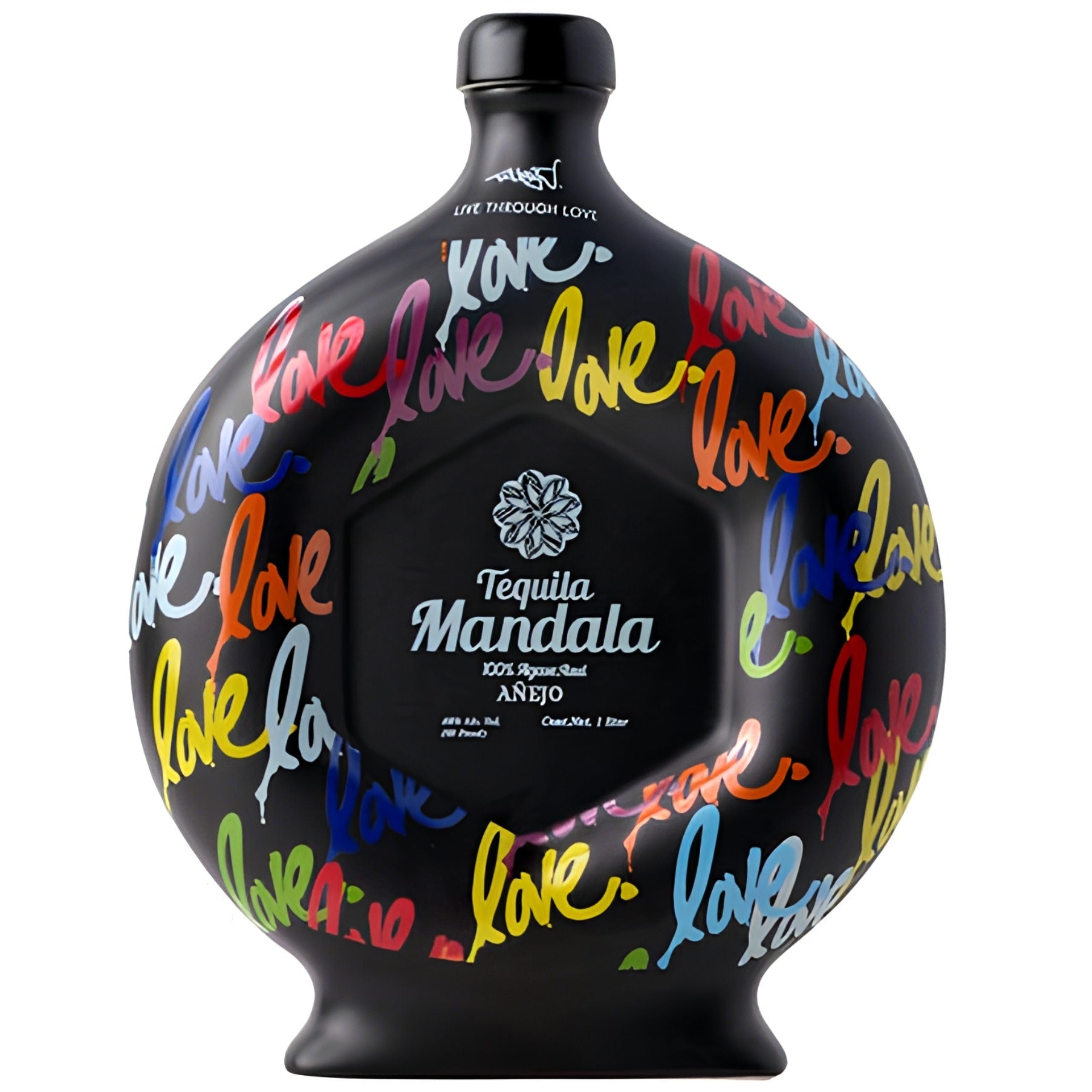 Mandala Limited Edition 'Live Through Love' Anejo Tequila 1 Liter