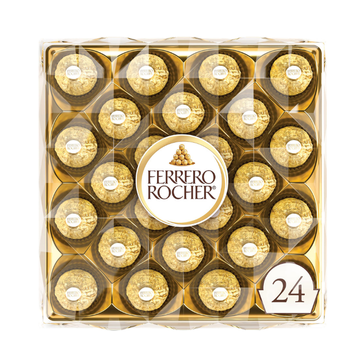 Ferrero Rocher Hazelnut Chocolates 24ct, pantry staple at Super King Markets