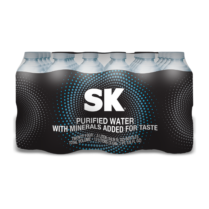 SK Purified Drinking Water 24 Pk 16.9 oz