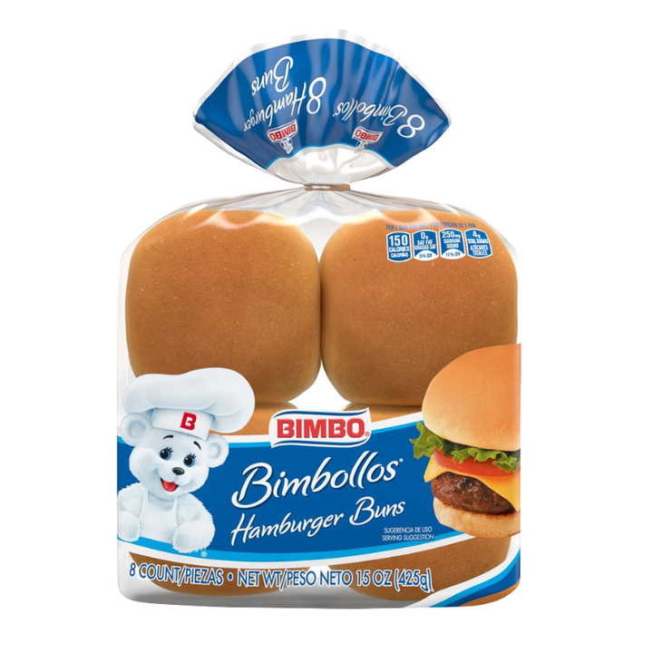 Bimbollos Hamburger Buns 15 oz