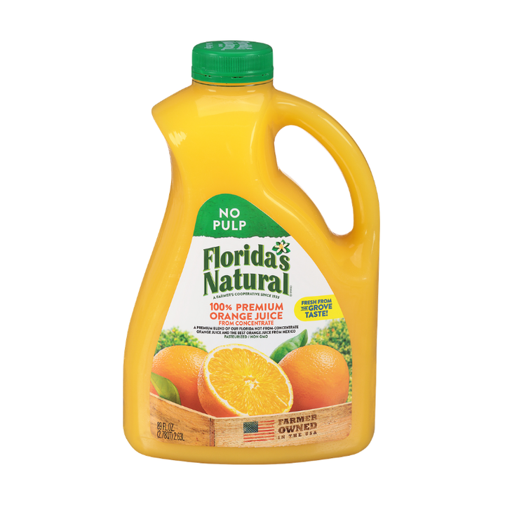 Florida's Natural Orange Juice No Pulp 89 oz