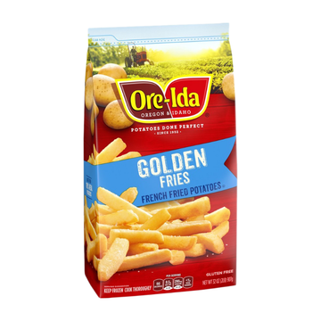 Ore-Ida Golden Fries 32 oz, dairy case at Super King Markets