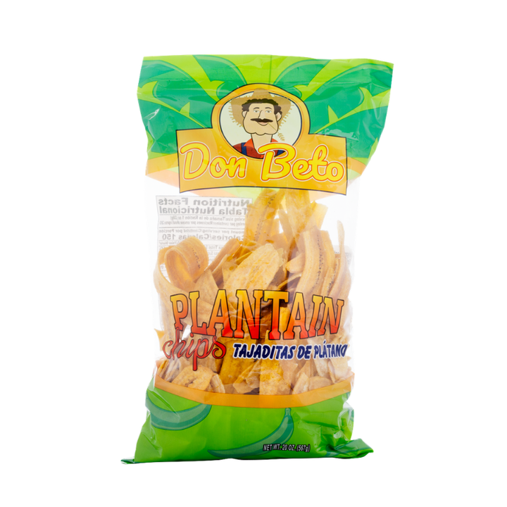 Don Beto Plantain Chips 20 oz