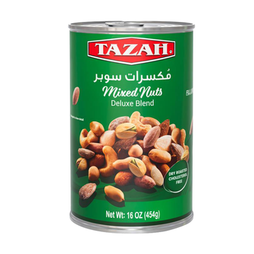 Tazah Super Mixed Nuts 1 lb, pantry staple at Super King Markets