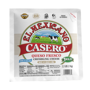 El Mexicano Queso Fresco Casero 1 Kg, dairy case at Super King Markets