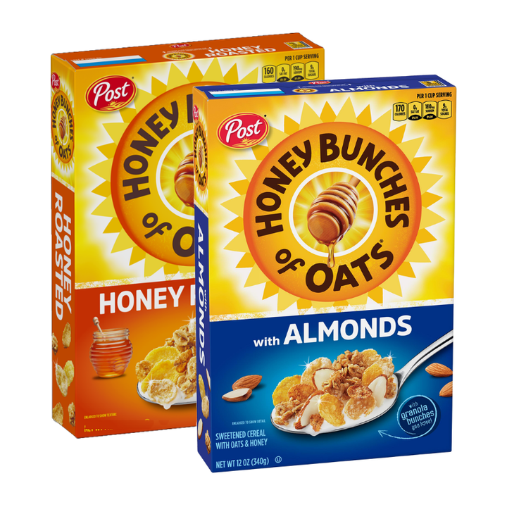 Post HBO Honey, Almond or Strawberry Cereal 12 oz