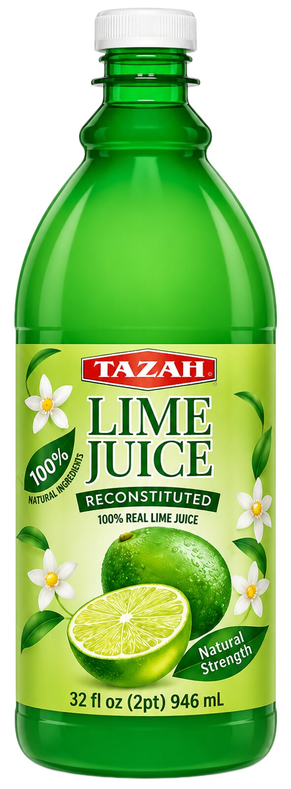 Tazah Lemon or Lime Juice 32 oz