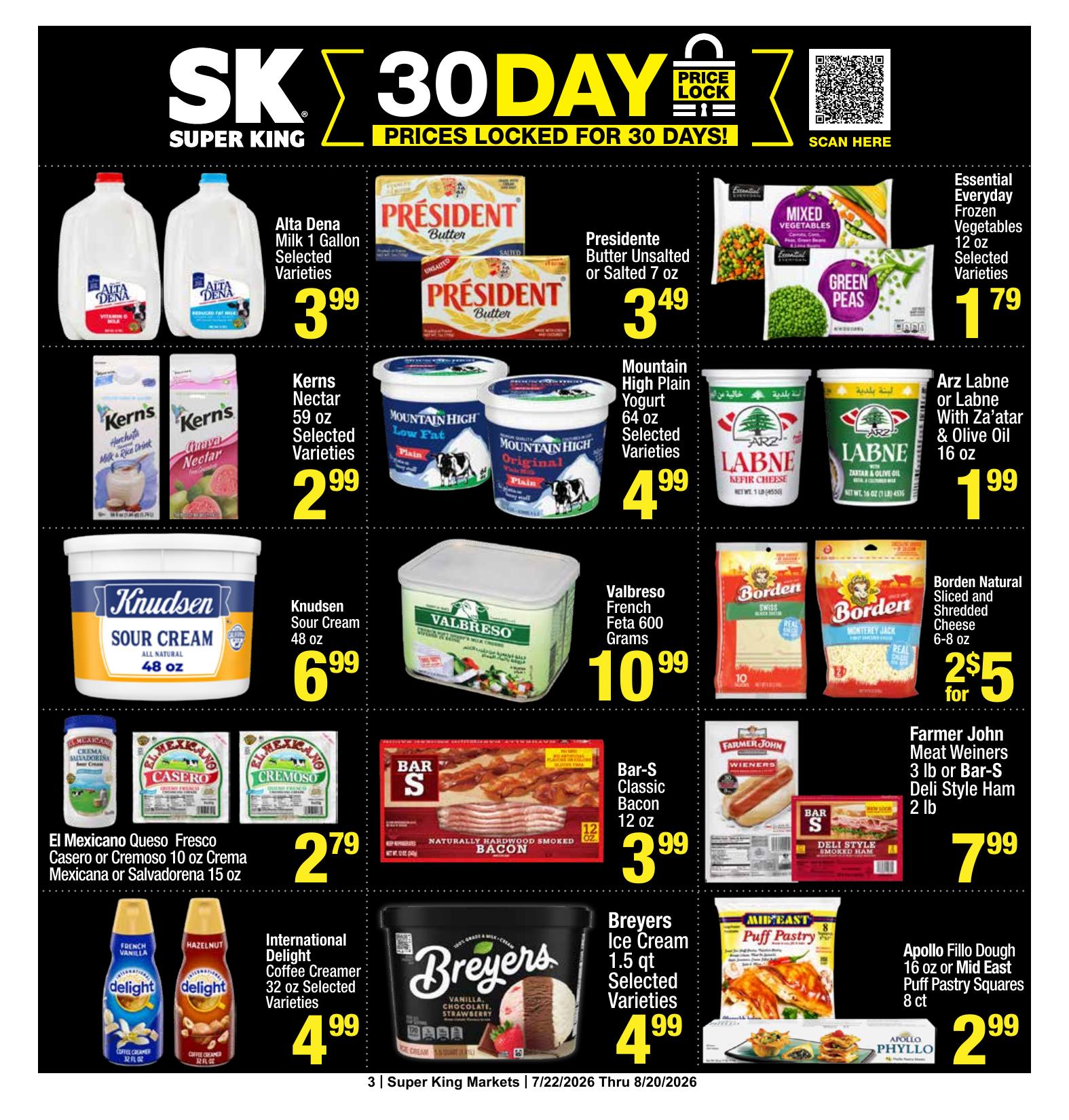Super King Markets — 30 Day Price Lock, page 3