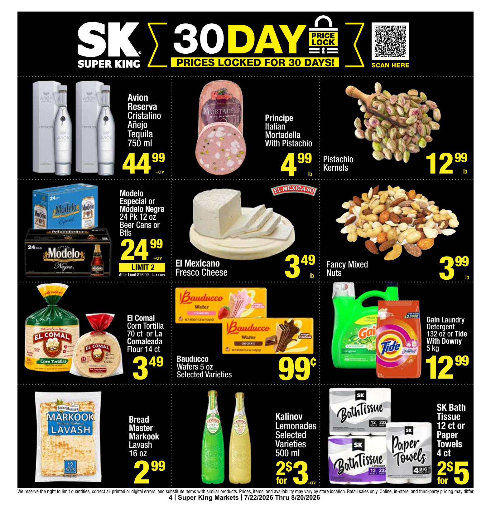 Super King Markets — 30 Day Price Lock, page 4