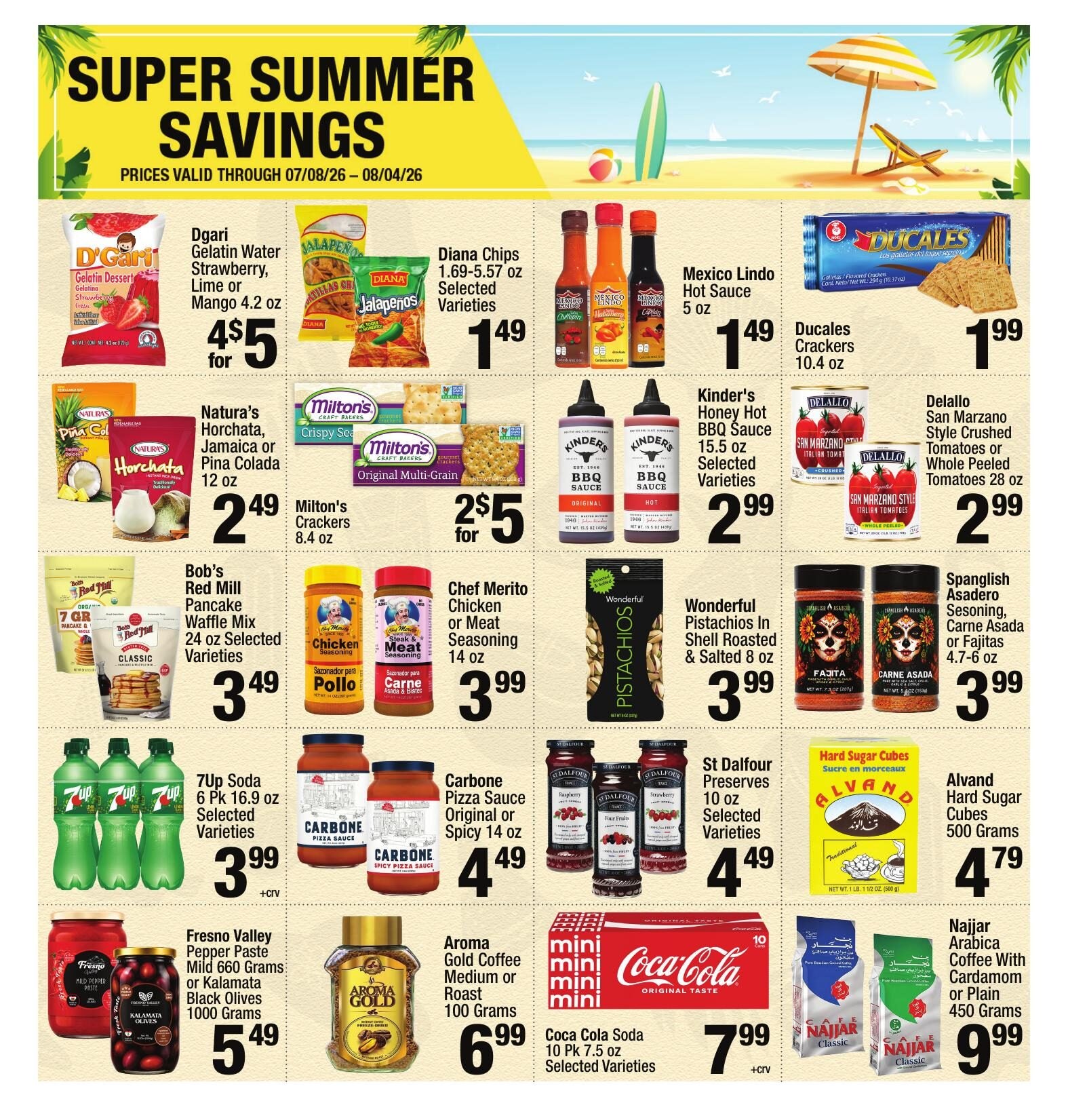 Super King Markets — Super Summer Savings, page 1