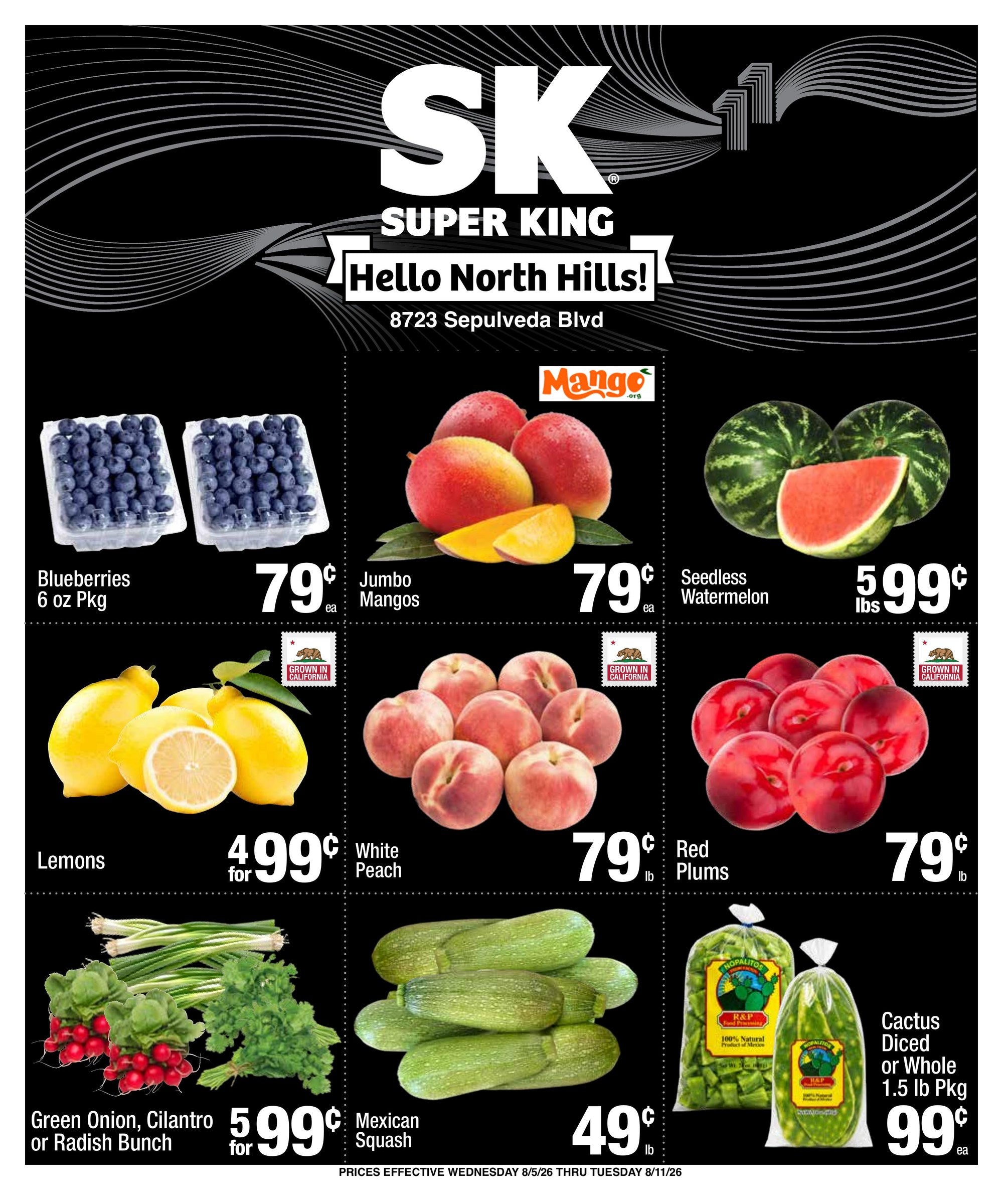 Super King Markets North Hills Special ad page