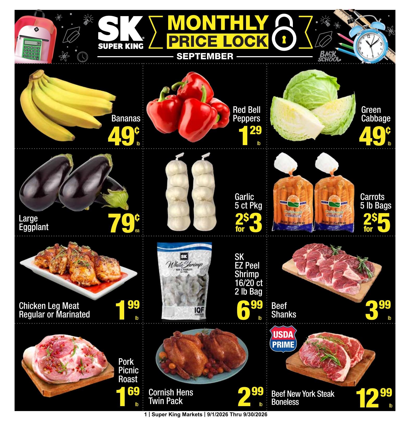 Super King Markets — Monthly Price Lock, page 1 of 4