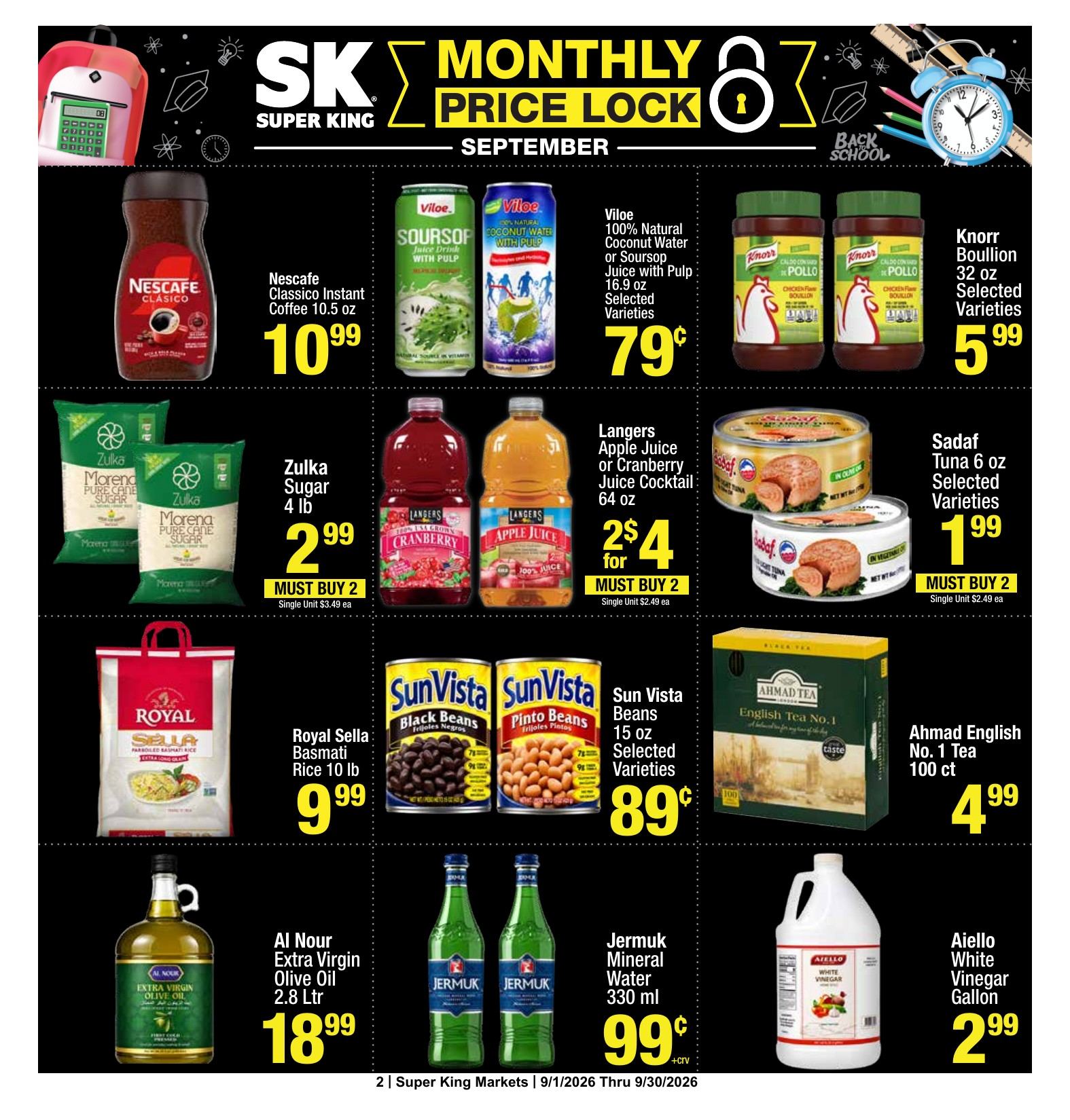 Super King Markets — Monthly Price Lock, page 2 of 4