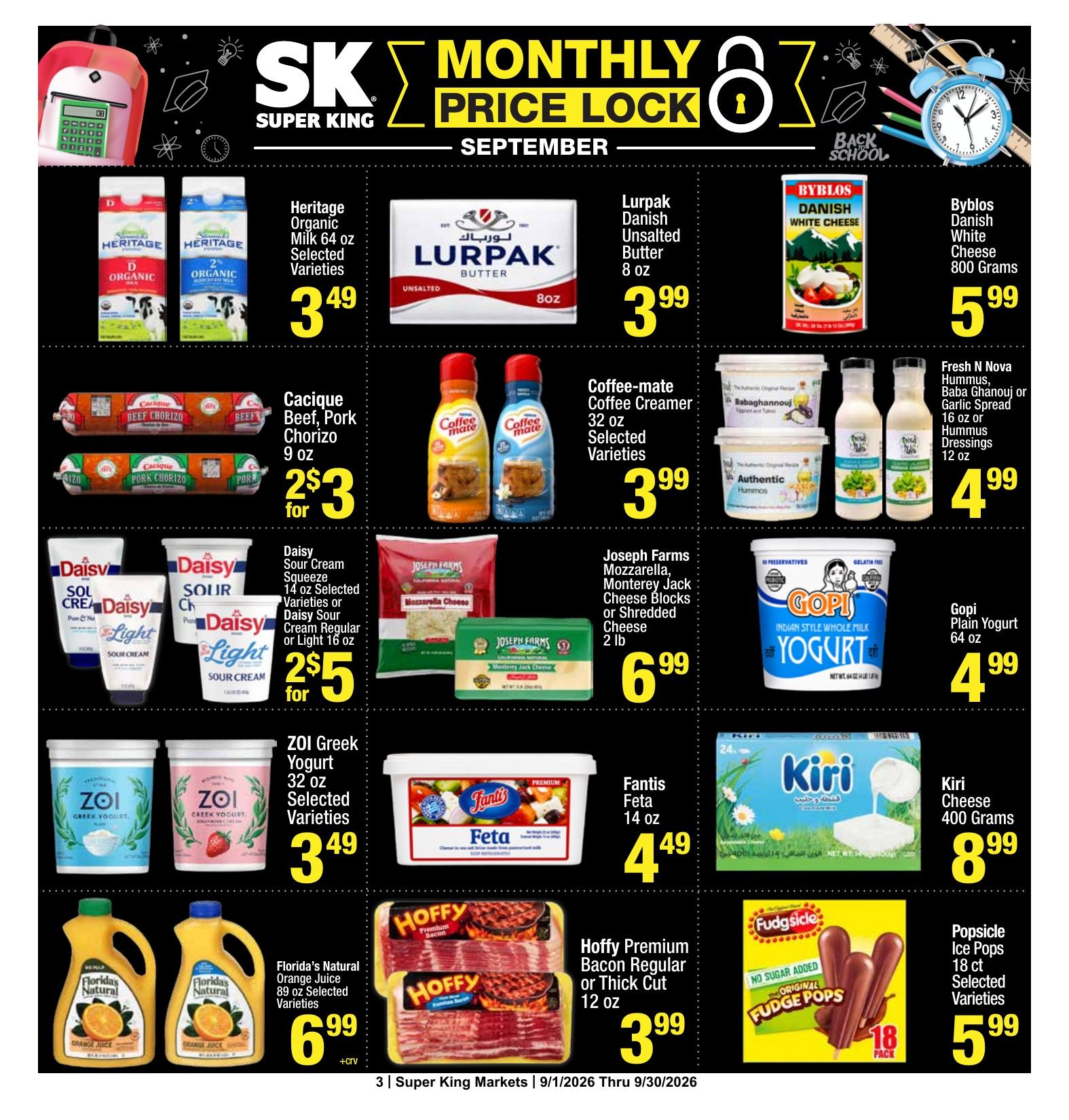 Super King Markets — Monthly Price Lock, page 3 of 4