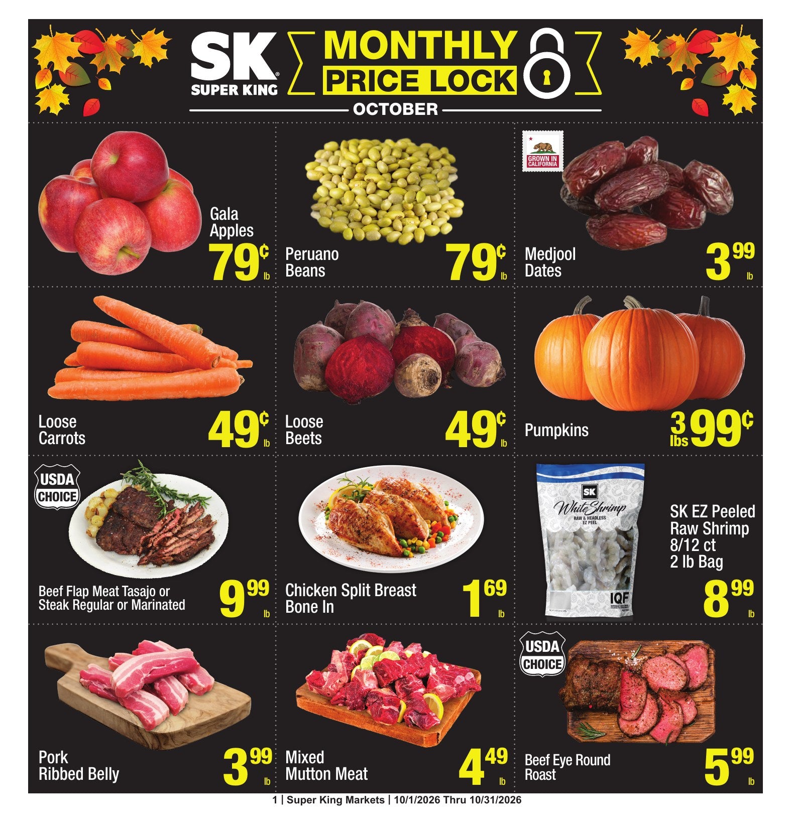 Super King Markets — Monthly Price Lock, page 1 of 4