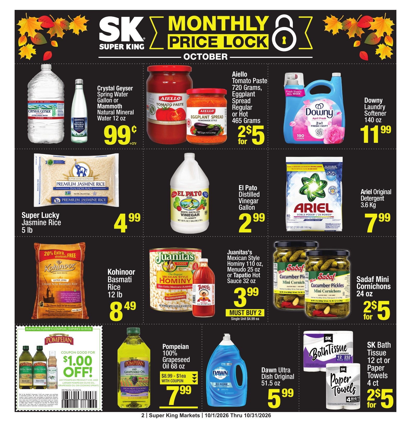 Super King Markets — Monthly Price Lock, page 2 of 4