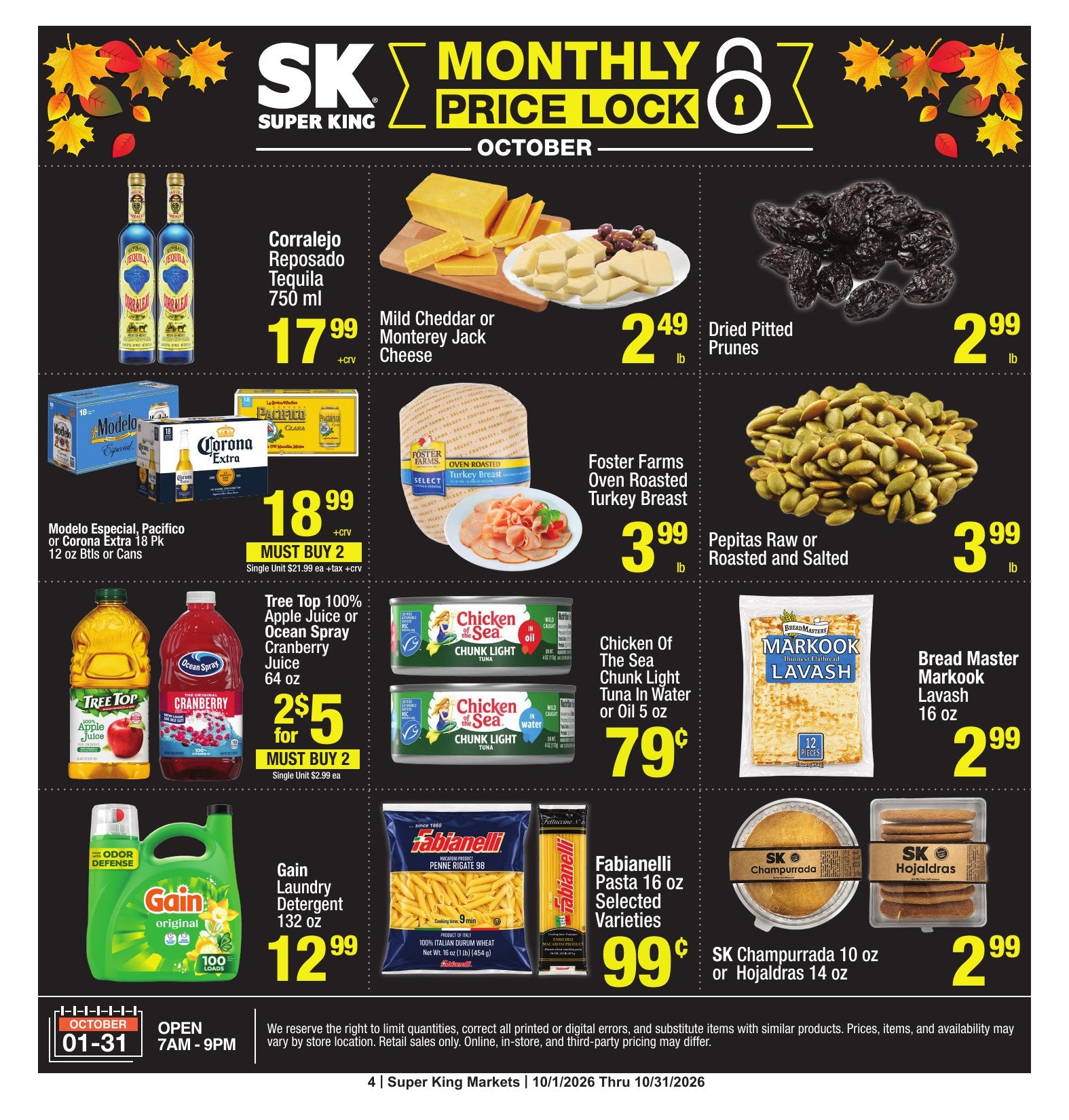 Super King Markets — Monthly Price Lock, page 4 of 4