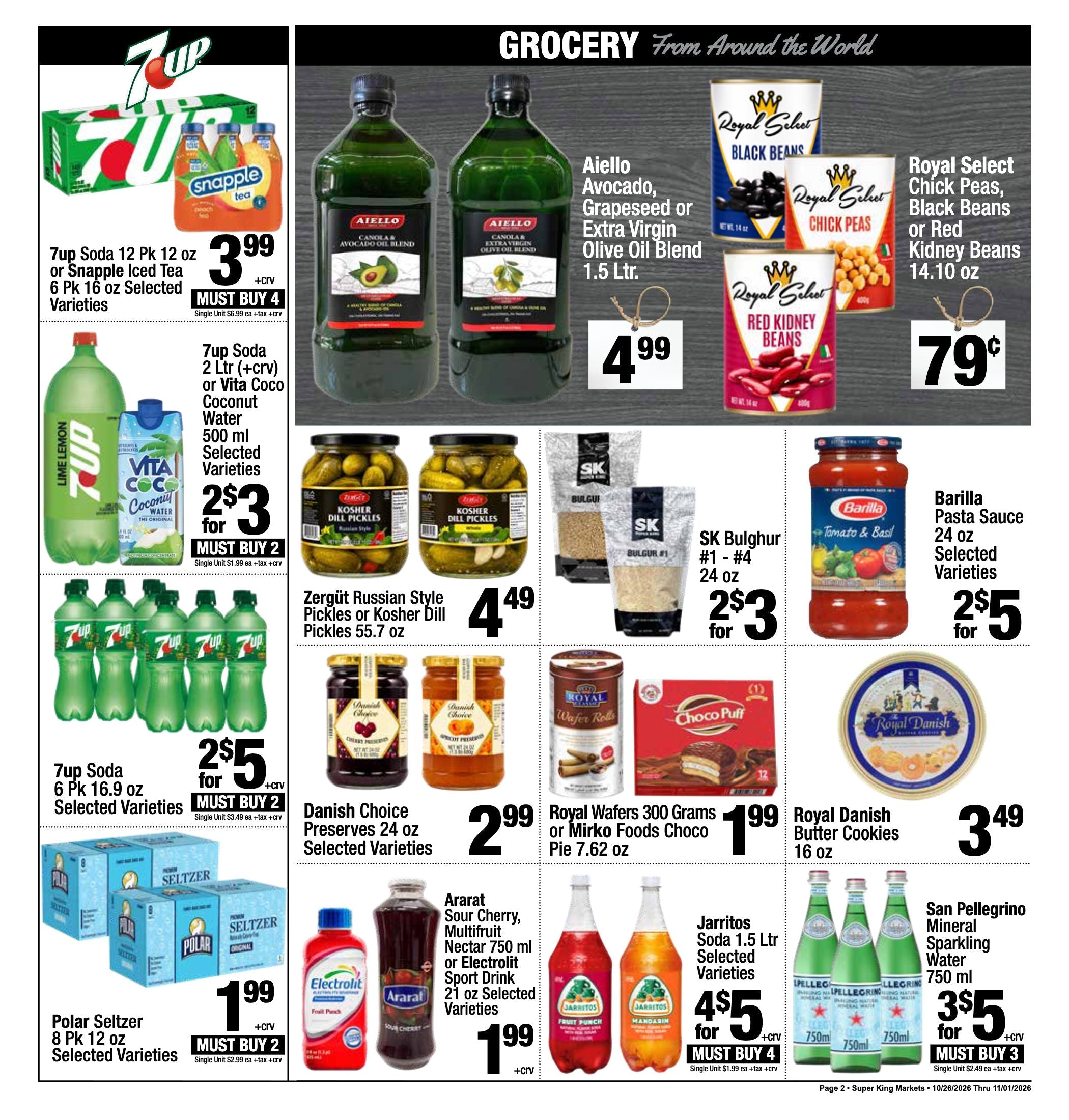 Super King Markets Torrance Weekly Deals ad, page 2 of 8: Grocery From Around the World. Every item on this page is listed in the text version.